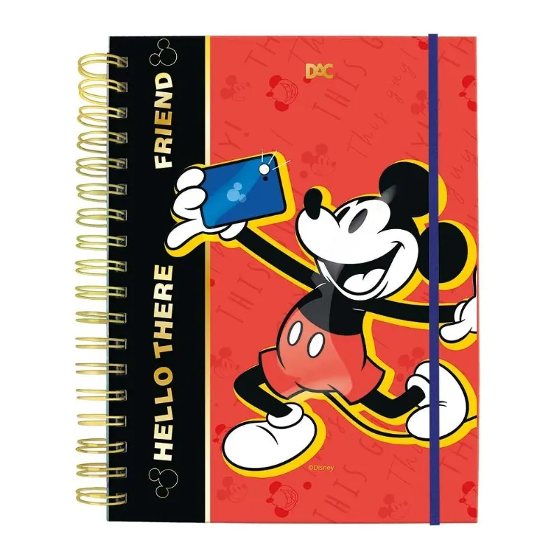 Caderno Smart Colegial Mickey 80FLS 4193 - DAC