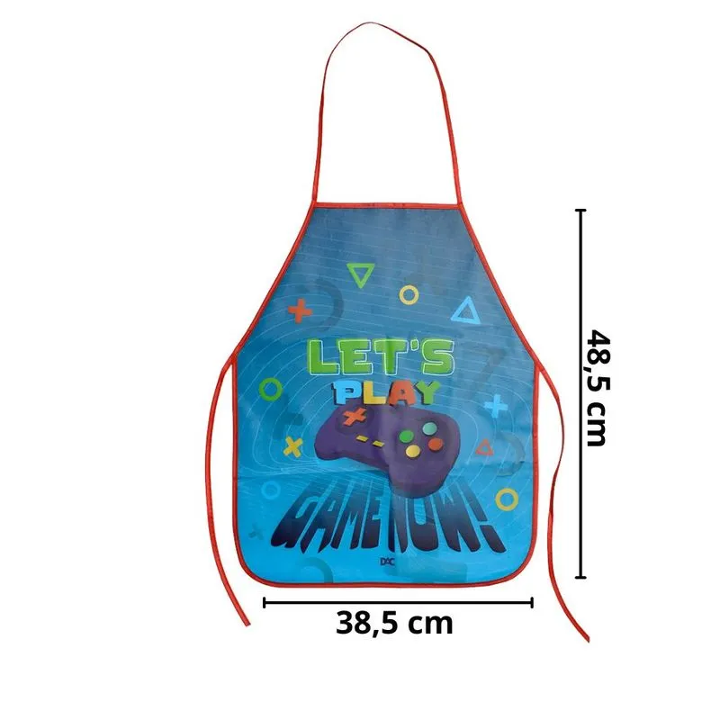Avental Escolar Infantil Peva Game Dac 4269