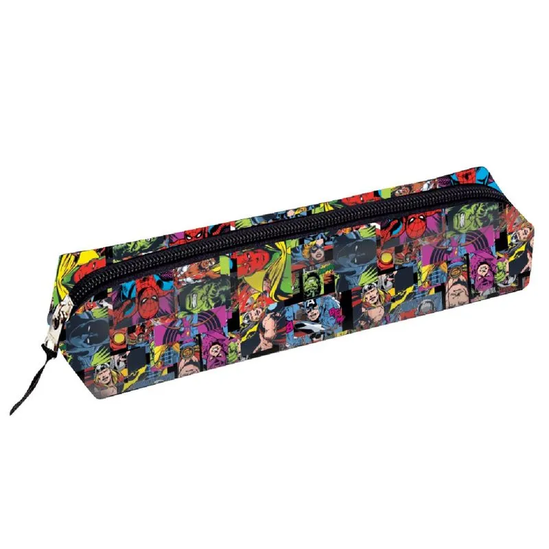 Estojo Escolar Estampado Heróis Marvel em tecido