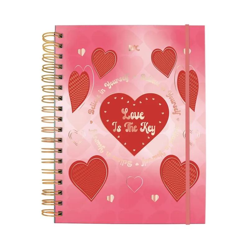 CADERNO UNIVERSITÁRIO ESPIRAL CAPA DURA 10 MATÉRIAS 80 FL 90G SMART MILKY 4409 DAC