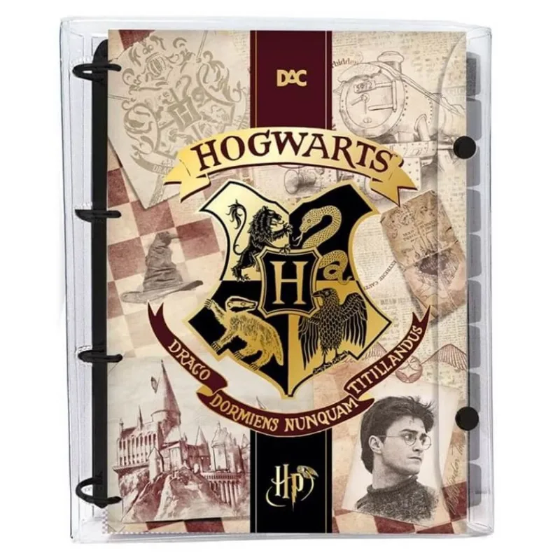 Caderno Argolado Universitario PVC Harry Potter com 192 Folhas - DAC