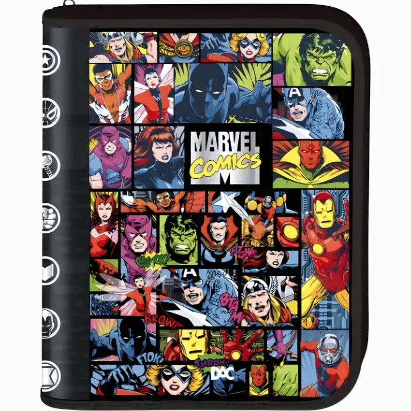 Fichário Universitário Argolado C/ Zíper Marvel - 48 Folhas - Dac Dac