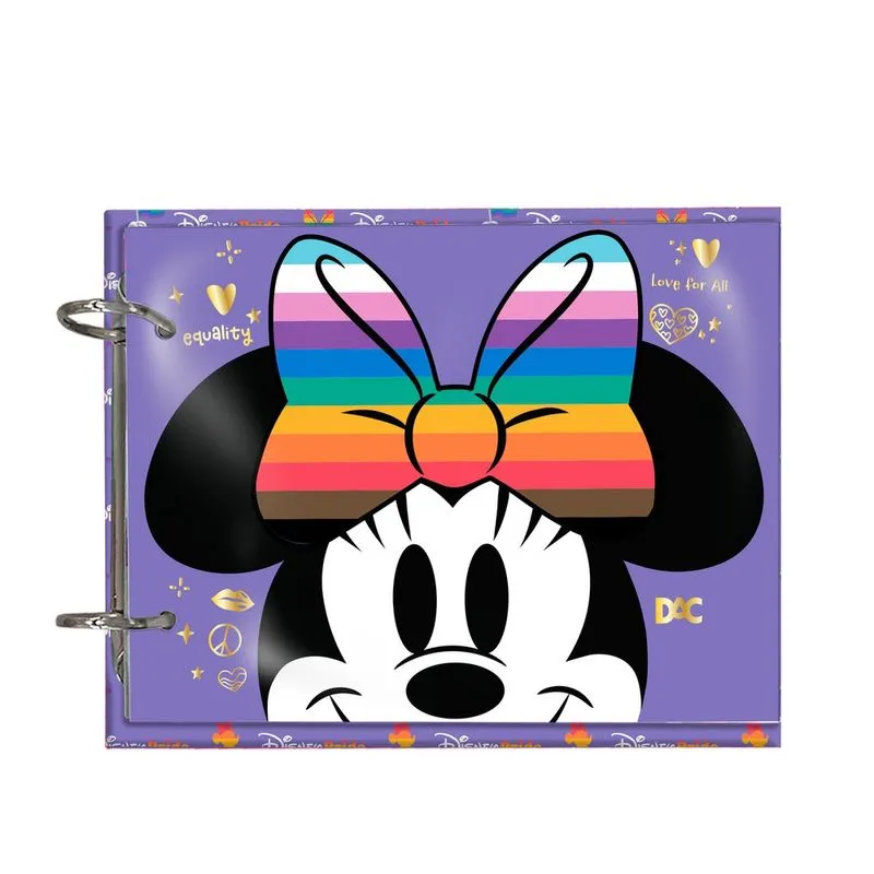 Mini Fichário Disney Minnie Pride - 80 Folhas - dac