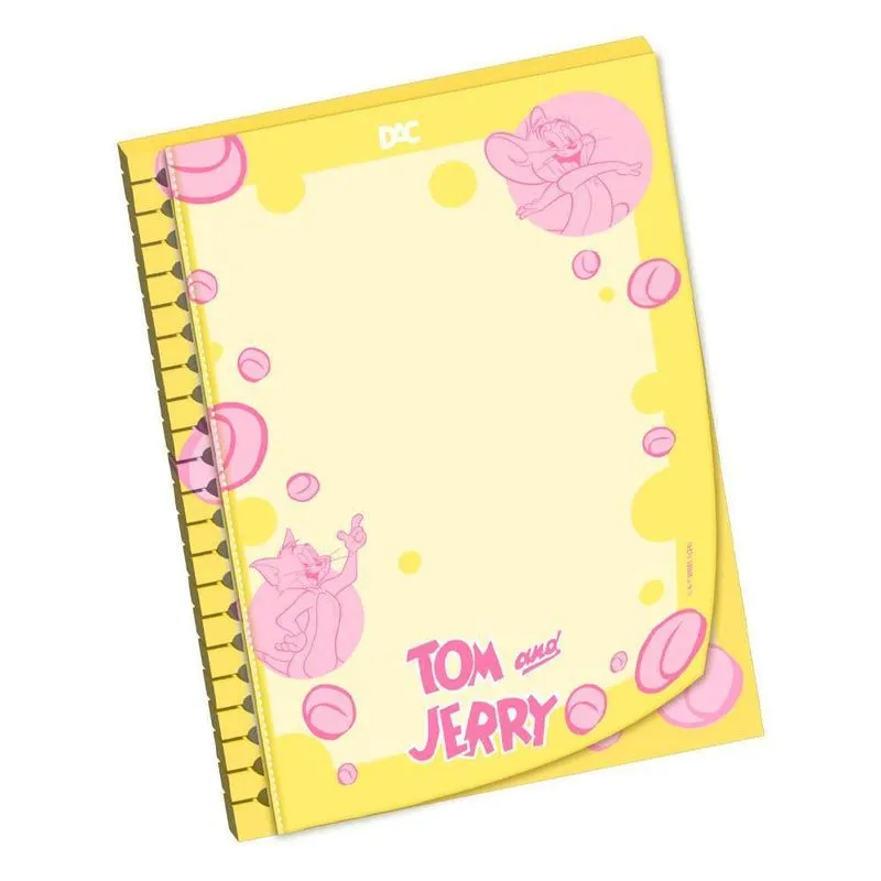 Bloco Papel De Carta Smart S/ Pauta 50fls Tom &amp; Jerry Dac