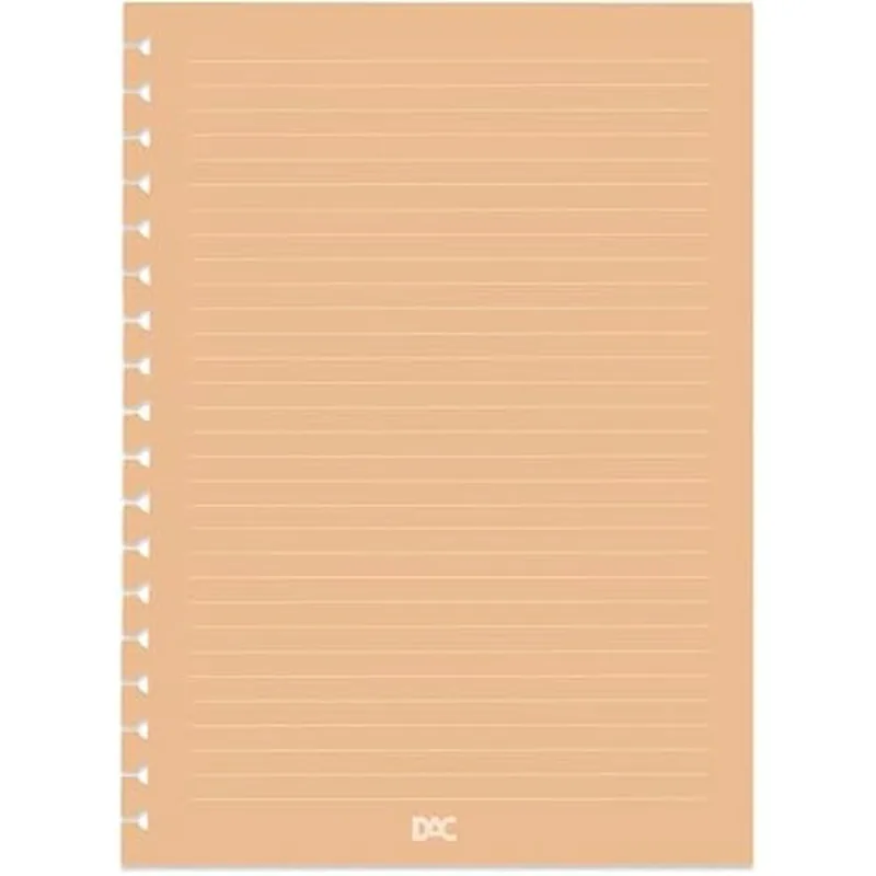Refil Caderno Univ. Smart 48FLS 20cm x 27,5cm Laranja - DAC