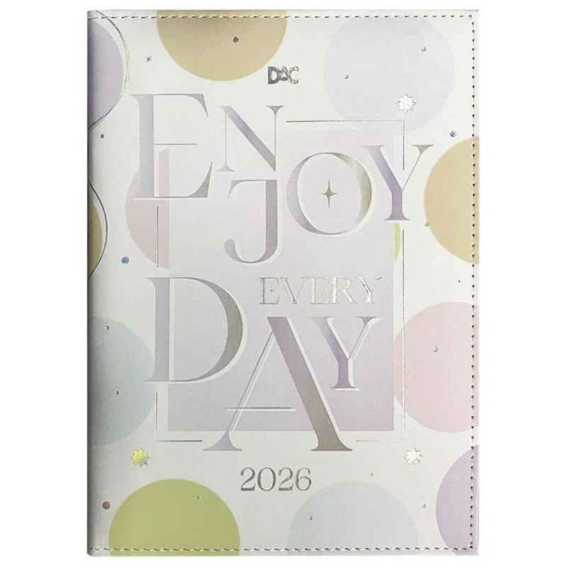 Agenda 2026 Diária Cost A5 336págs Enjoy Every Day Dac