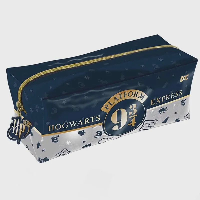 Estojo simples escolar transparente azul Harry Potter Dac