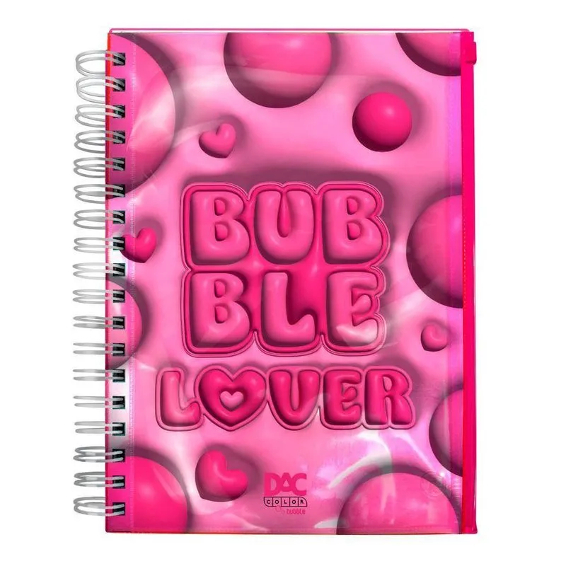 Caderno Smart Universitário 2 Em 1 Rosa Com 80Fls 90G Dac