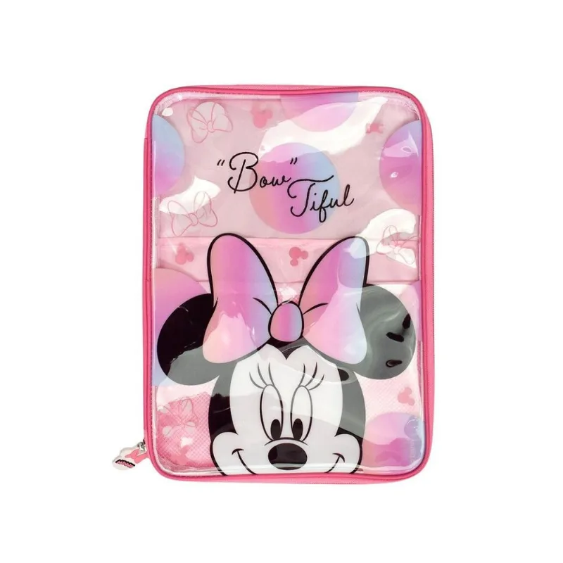 Pasta Criativa Universitaria Minie Mouse Porta Caderno Dac