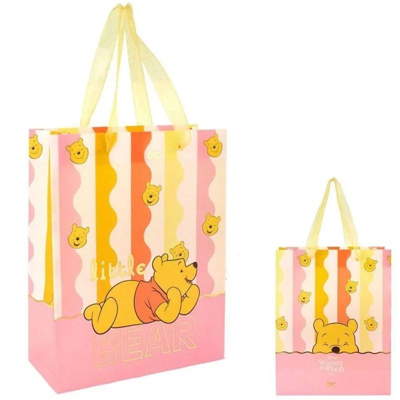 Sacola para Presente DAC 4858 Plástico Resistente m Pooh Disney