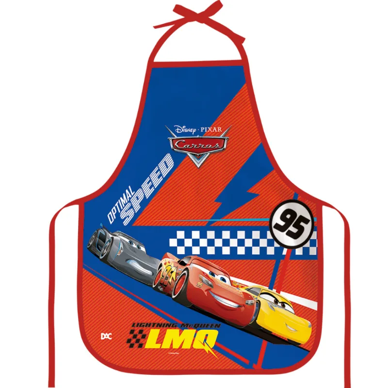 Avental Escolar Infantil Estampado 39x49 Cm - Dac - Carros Dac