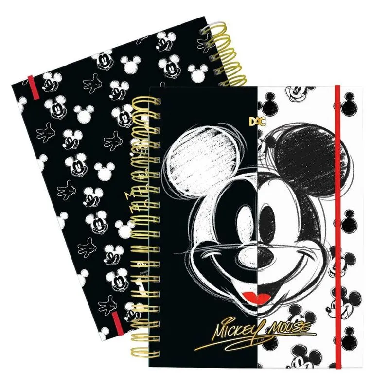 Caderno Smart Universitário Dac Mickey Espiral 80Fls