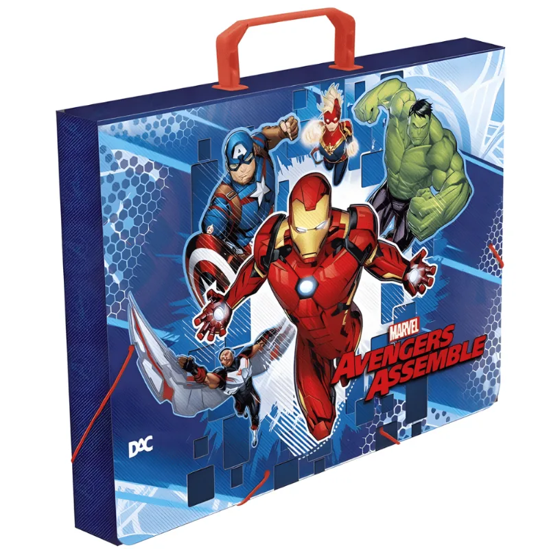 Maleta Escolar Ofício c/ Alça - Dac - VINGADORES/AVENGERS