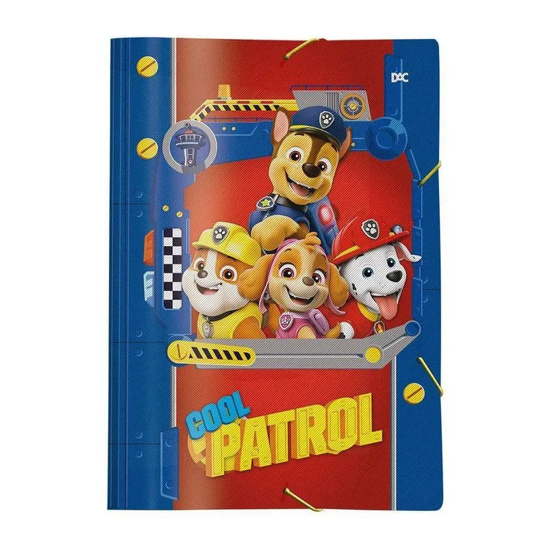 Pasta Aba Elástico Patrulha Canina Azul Dac