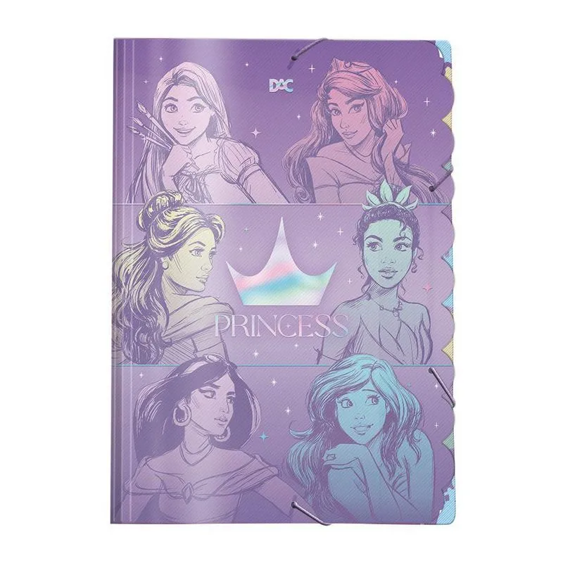 Pasta Aba Elástica Princess Disney Dac