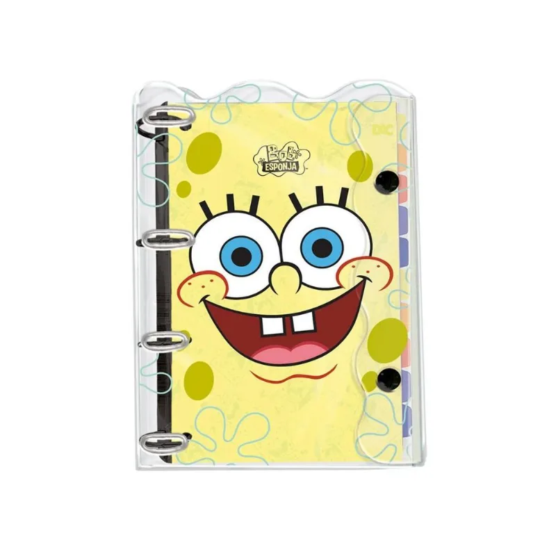 Caderno Escolar Argolado Bob Esponja Cristal 192fls Dac