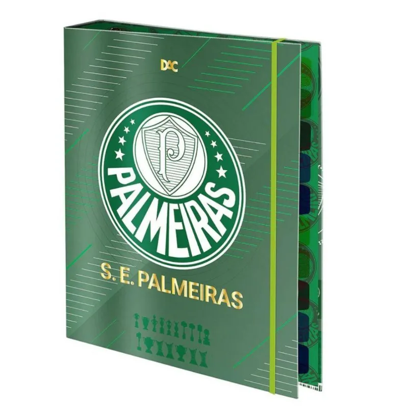 Caderno Argolado Fichário Dac A4 48 Folhas 10 Divisórias Verde