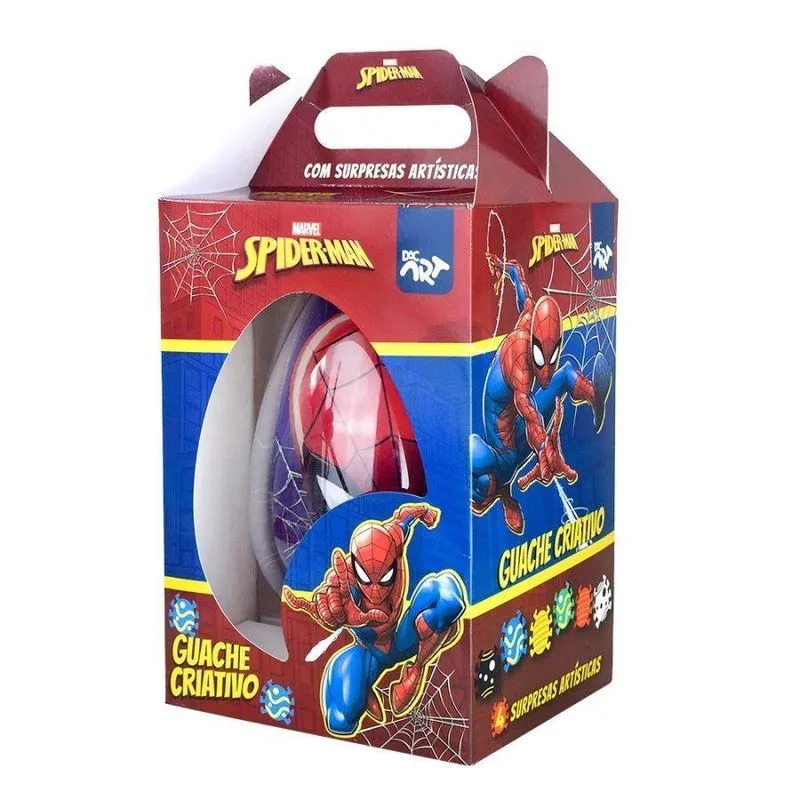 Kit Guache Criativo Homem Aranha Páscoa Surpresas Artísticas