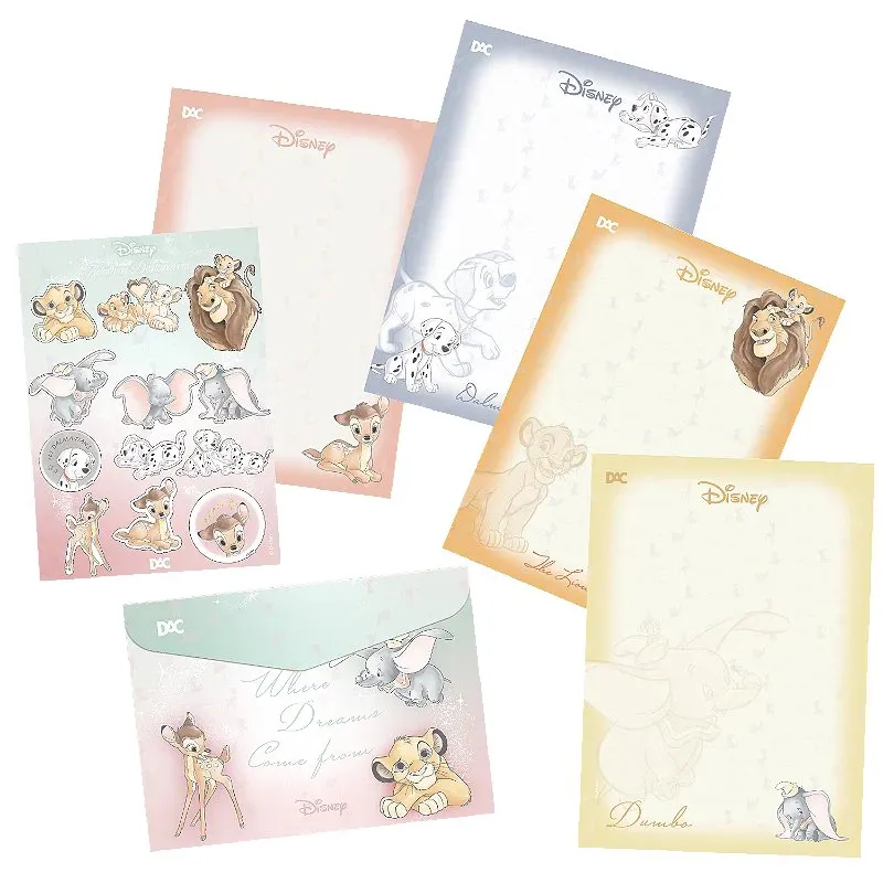 PAPEL DE CARTA/ADESIVOS/ENV.DISNEY