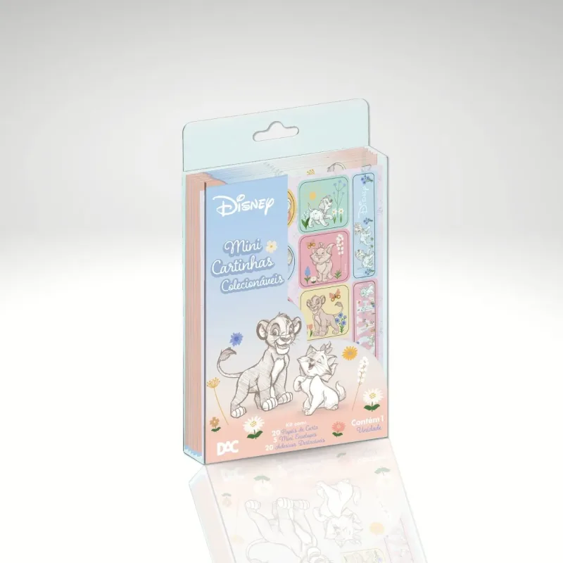 Papel de Carta/Conjunto Mini Cartinhas Disney Clássicos - DAC