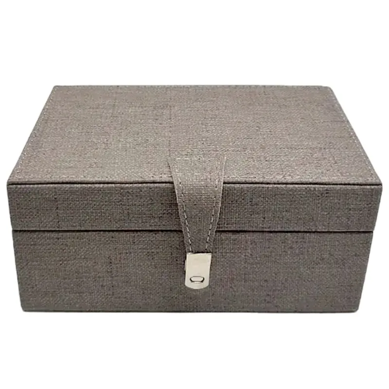 Caixa Retangular Gelo Decorativa 20x12cm em MDF Paramount
