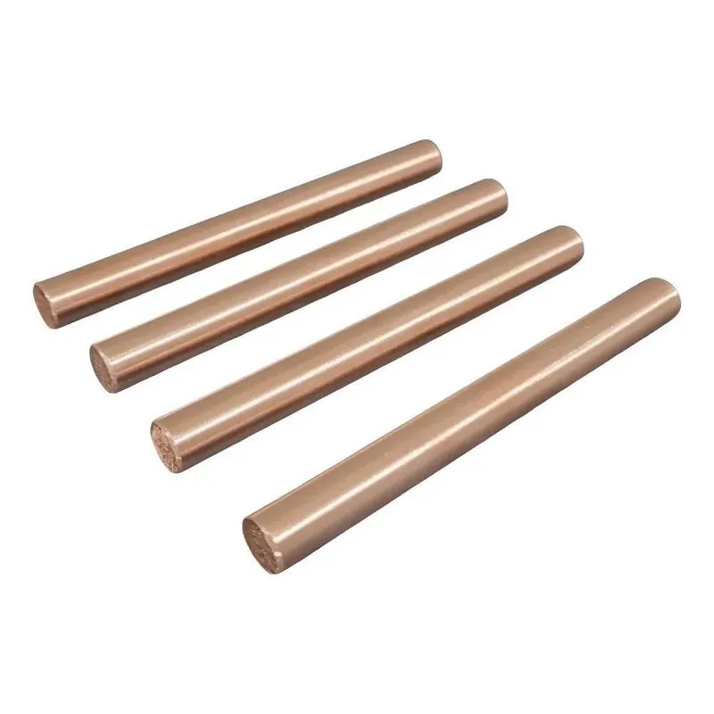 Barra De Cobre Eletrolitico 1/2 (12,7mm) X 12.5 Cm Com 4 Pcs