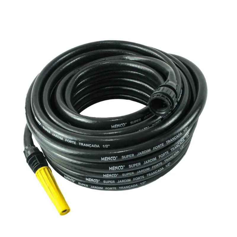Mangueira Jardim pvc Reforçada 1/2 - 15m Pr300psi Preto