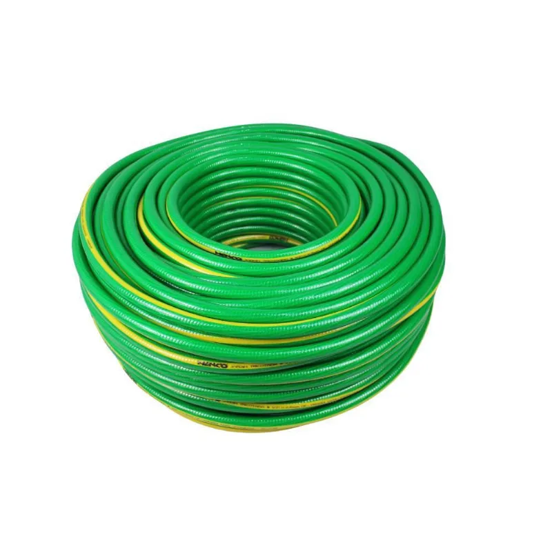 Mangueira de Jardim Tricotada Verde 1/2pol Menco 100m