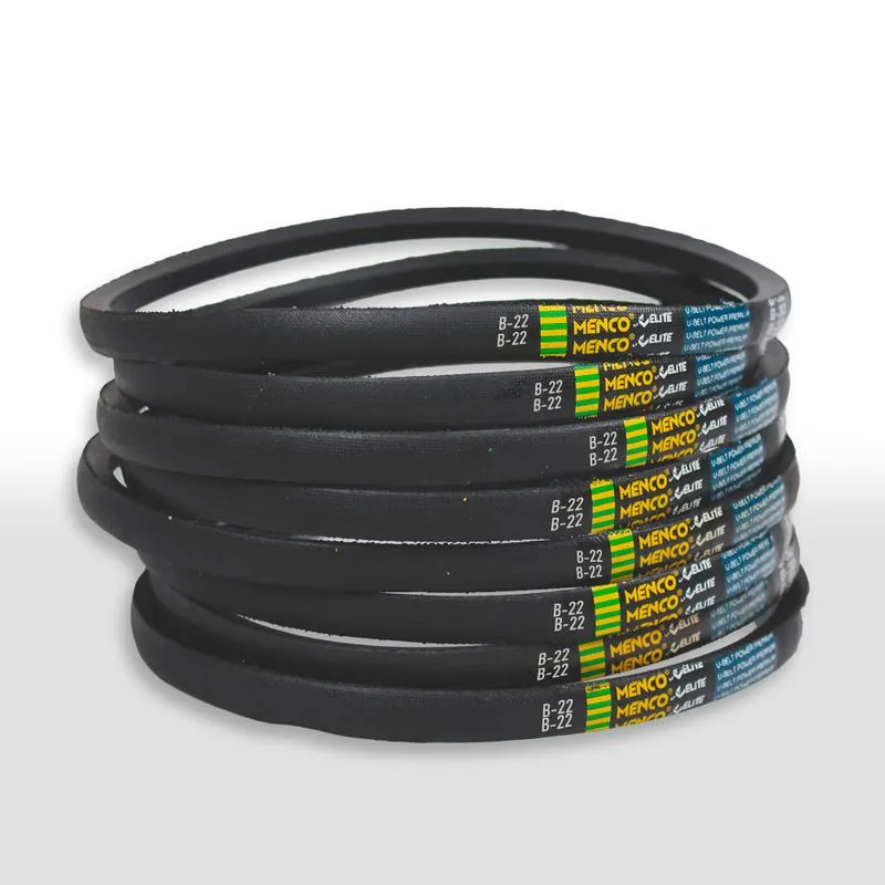 Kit Correia Industrial Em V Lisa B-22 Menco Original (8un)