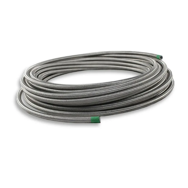 Mangueira Menco Teflon ptfe 1/4 com Aço Inox 2400 psi 40mt
