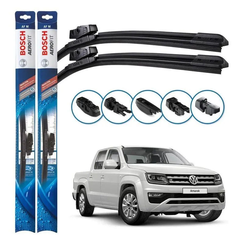 Palheta Bosch Dianteira Amarok 2013/2023 Multiclip Aerofit