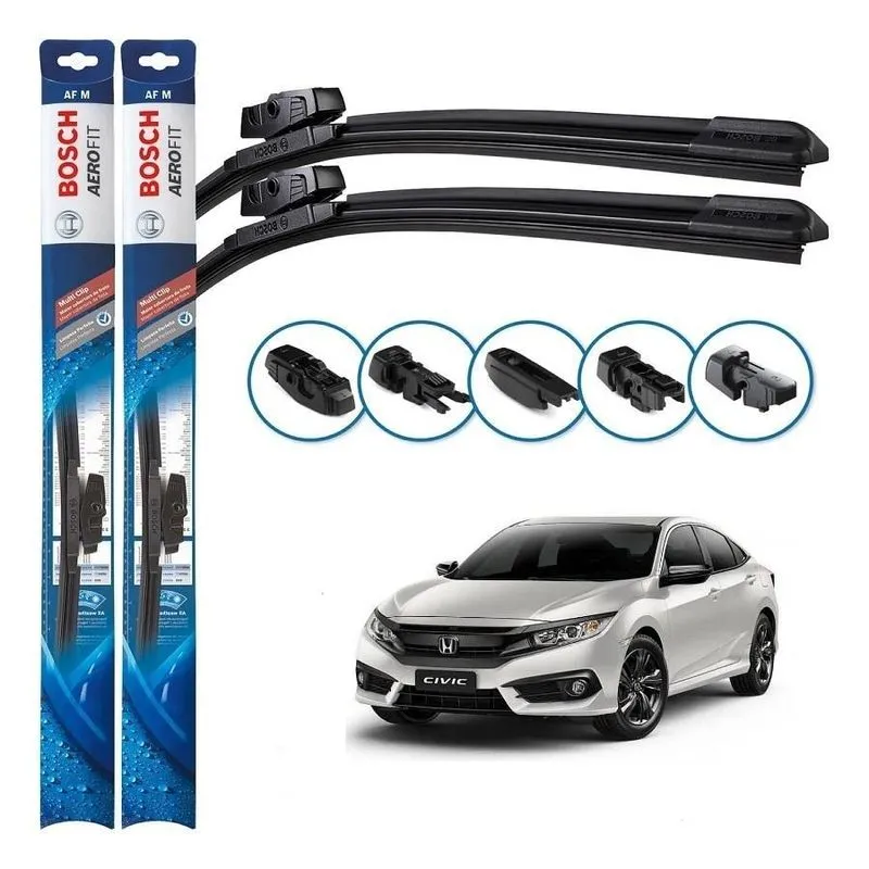 Palheta Bosch Dianteira Civic 2017/22 Multiclip Aerofit