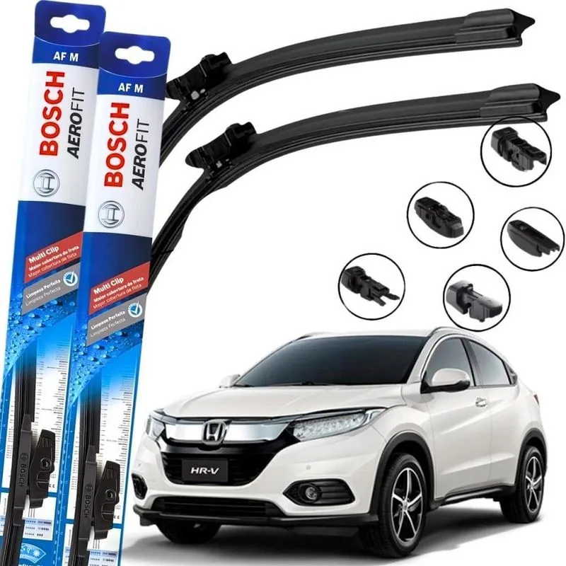 Palheta Bosch Dianteira E Traseira Hrv 2019/2021 Multiclip
