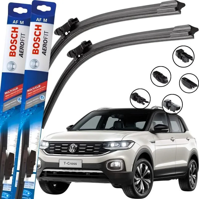 Palheta Bosch Para-brisa T-cross 2019/2023 Multiclip Aerofit