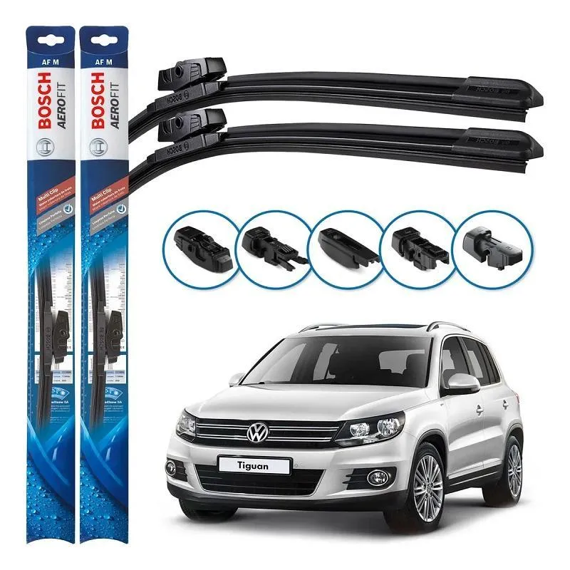 Palheta Bosch Para-brisa Tiguan 2009/2017 Multiclip Aerofit