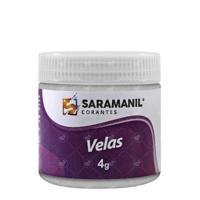 Corante Cintilante Vela Saramanil Anilina Óleo 4G - Prata - ATR Essências