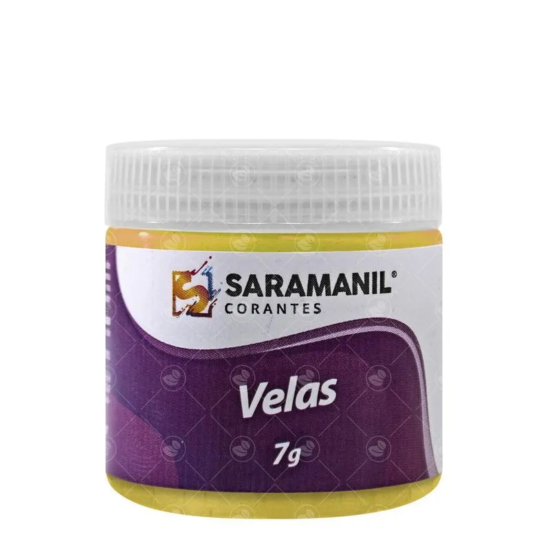 Corantes Em Pó Vela Saramanil Anilina 7g - Amarelo