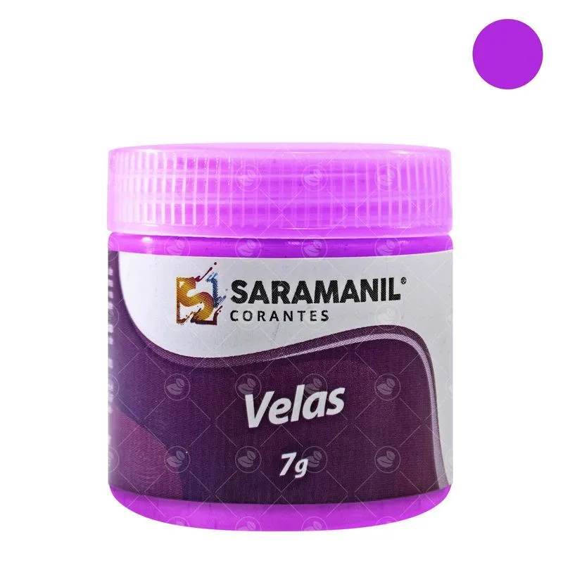 Corantes Fluorescente Vela Saramanil Anilina 7g