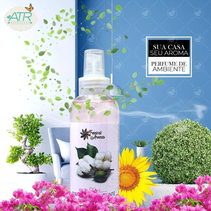 Perfumes De Ambiente E Home Spray Flor De Algodão 240ml