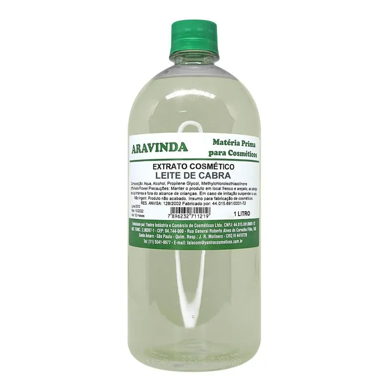 Extrato Glicolico De Leite De Cabra Cosmetico Sabonete Litro