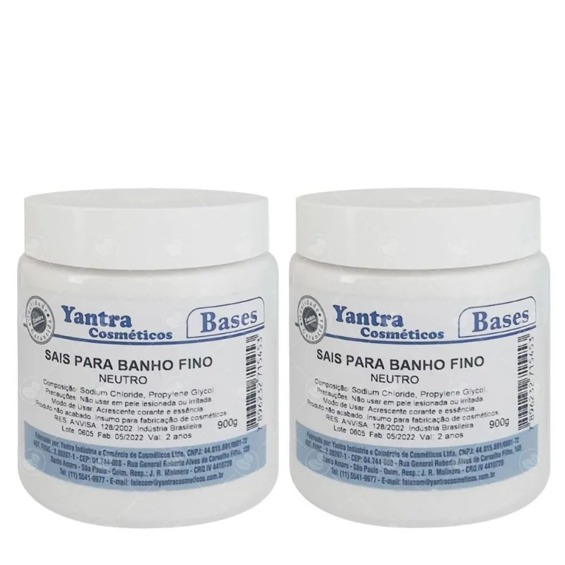 Sais De Banho Fino Para Banho Esfoliação Relaxante - 1,8kg