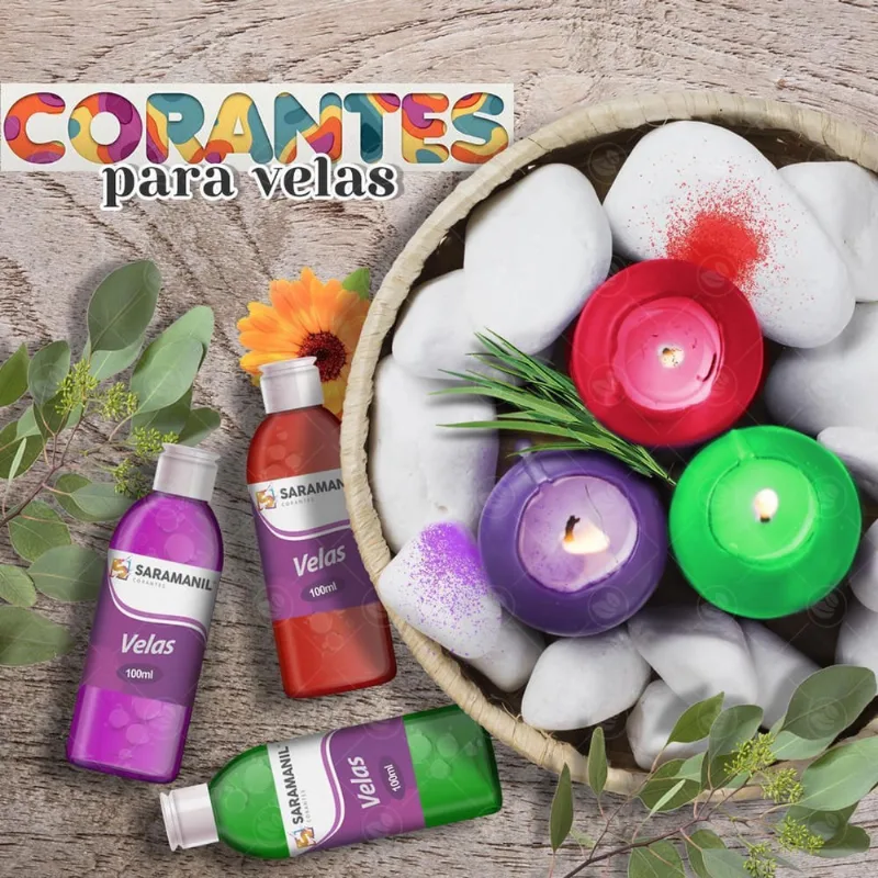Corante Líquido Preto Saramanil Velas Anilina A Óleo 100Ml - ATR Essências