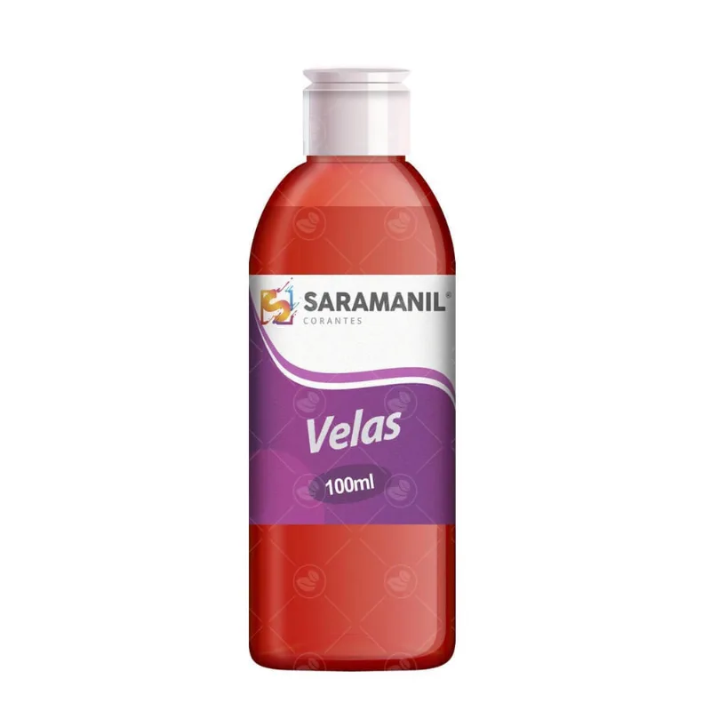 Corante Líquido Vermelho Saramanil Velas Anilina Óleo 100Ml - ATR Essências