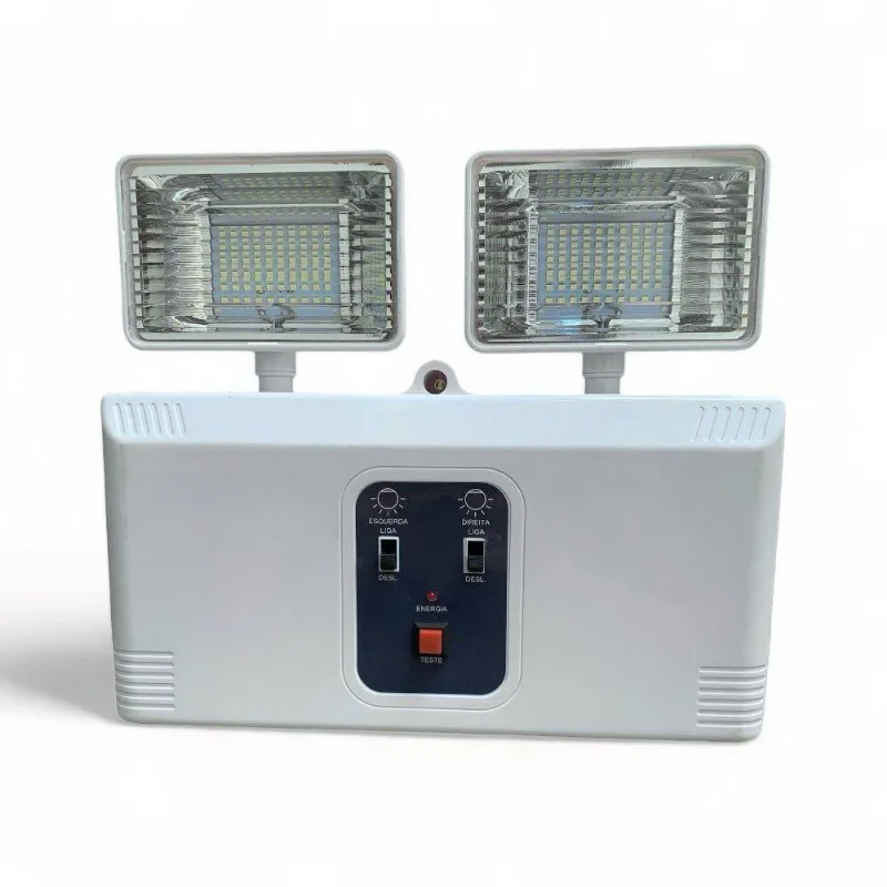 Luminária De Emergência Bloco Aut 12w 6500k