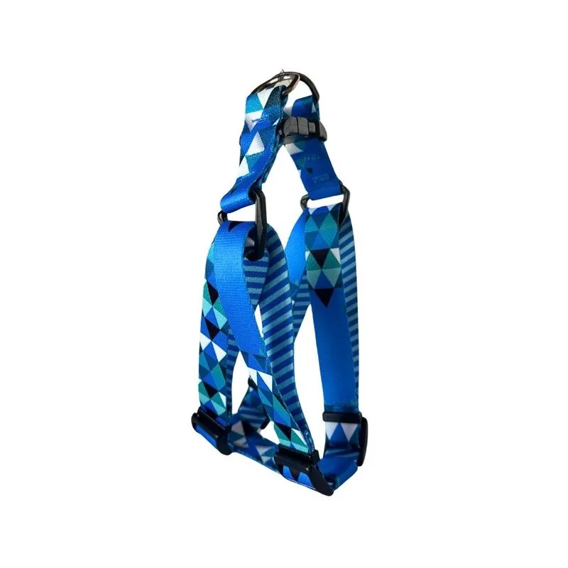 Peitoral Americano Geométrica Azul P Poliéster P