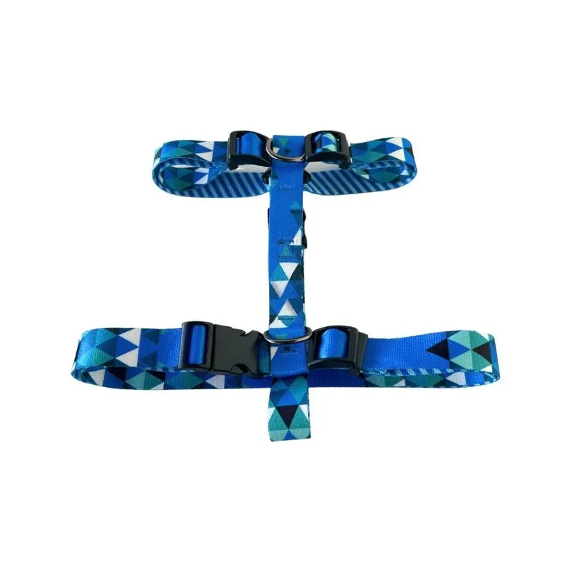 Peitoral H Geométrica Azul M Poliéster M