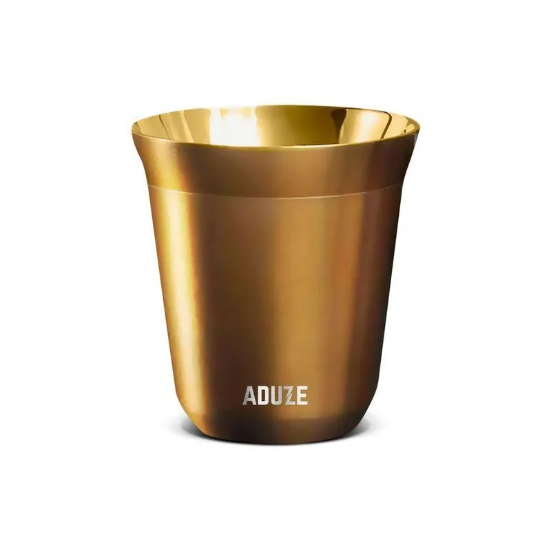 Xícara De Café Térmica Aduze Dourada 80ml