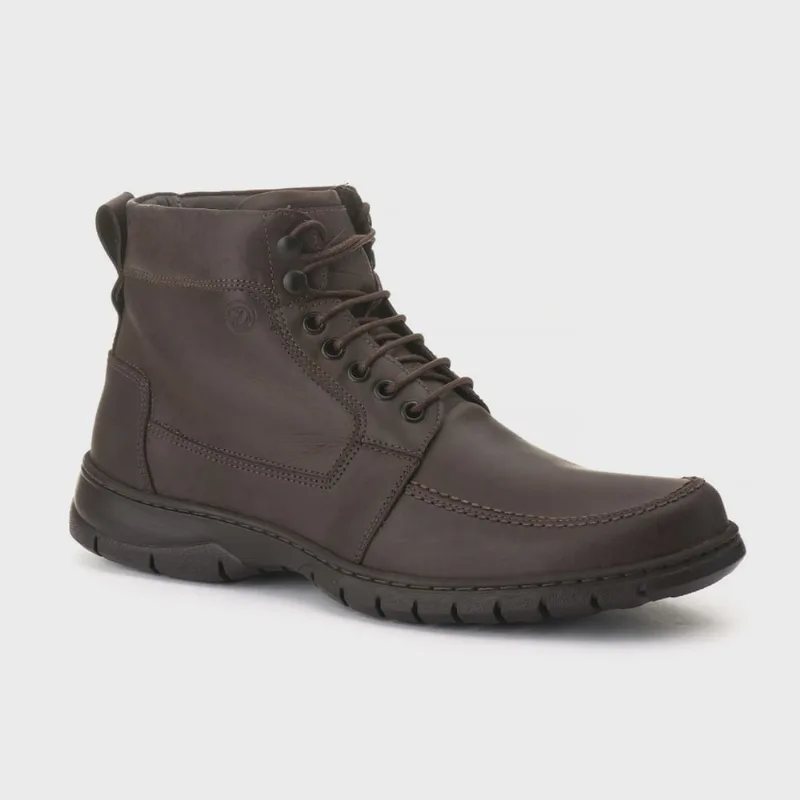 Bota Anatomic Gel 360 Plus Mustang Brown 7997 Masculino