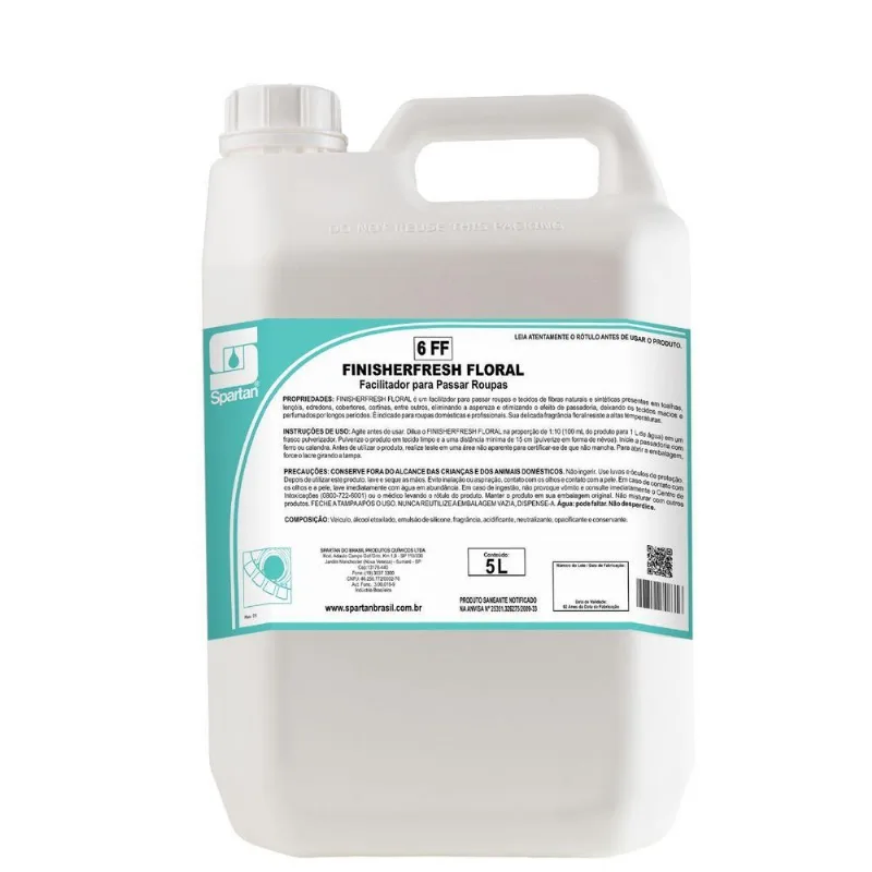 Facilitador De Passar Roupa Finisherfresh Floral 5l Spartan