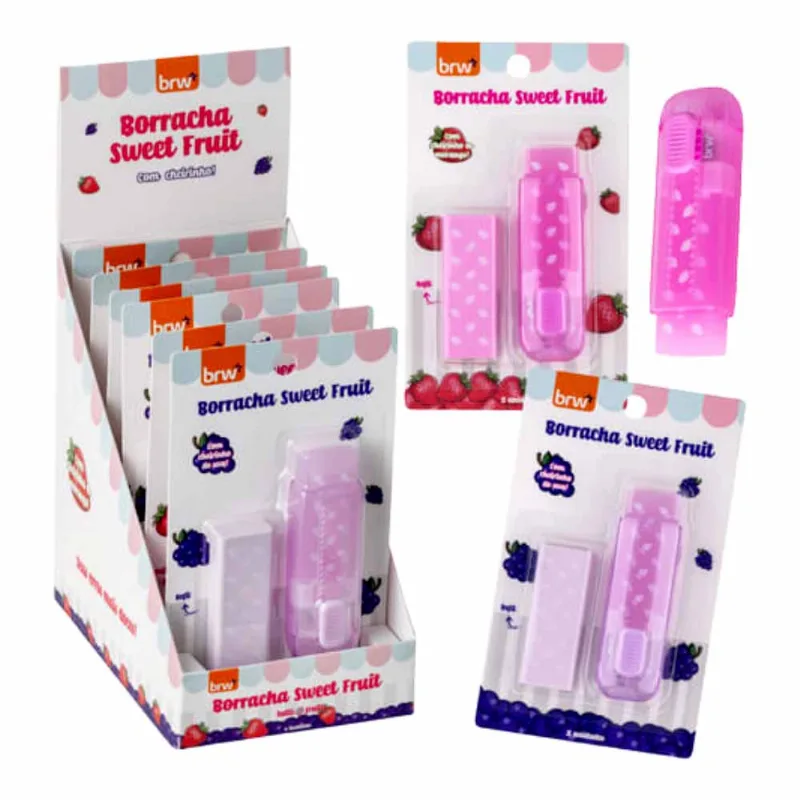 Borracha com Capa Plástica Weet Fruit 2105 Brw - 6UN